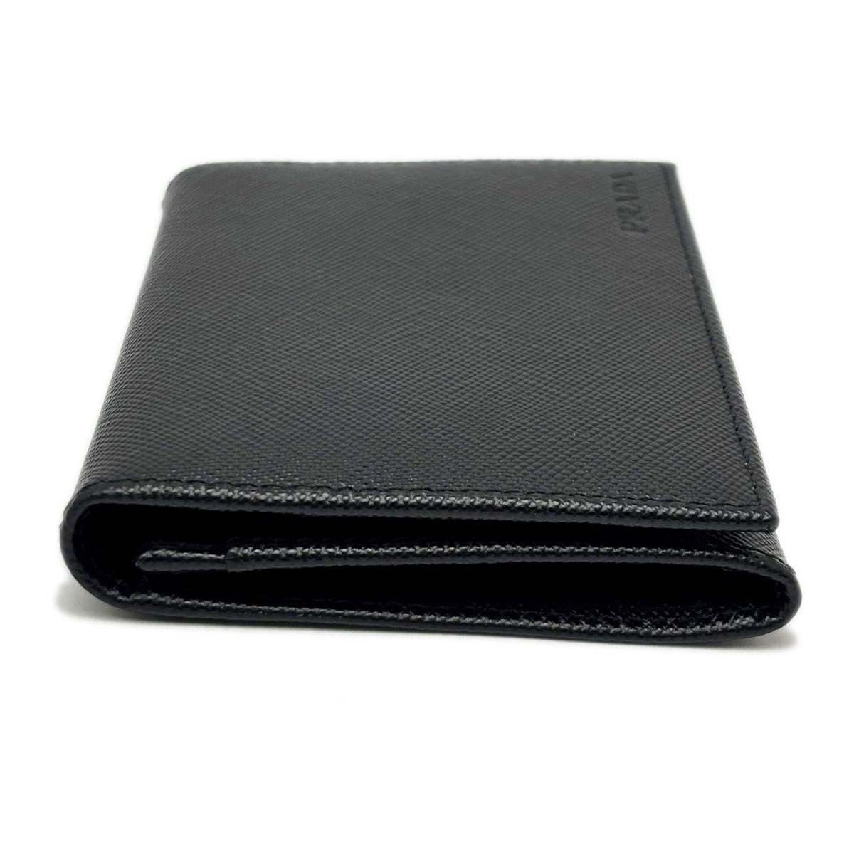 Prada Card Case Saffiano Leather Black — view 5