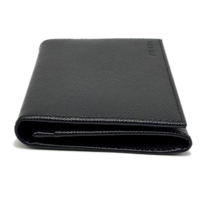 Prada Card Case Saffiano Leather Black — view 5