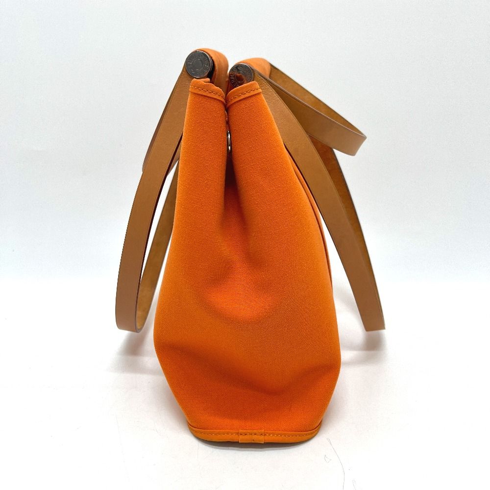 Hermes Tote Bag Kabak PM Toile H Orange — view 2