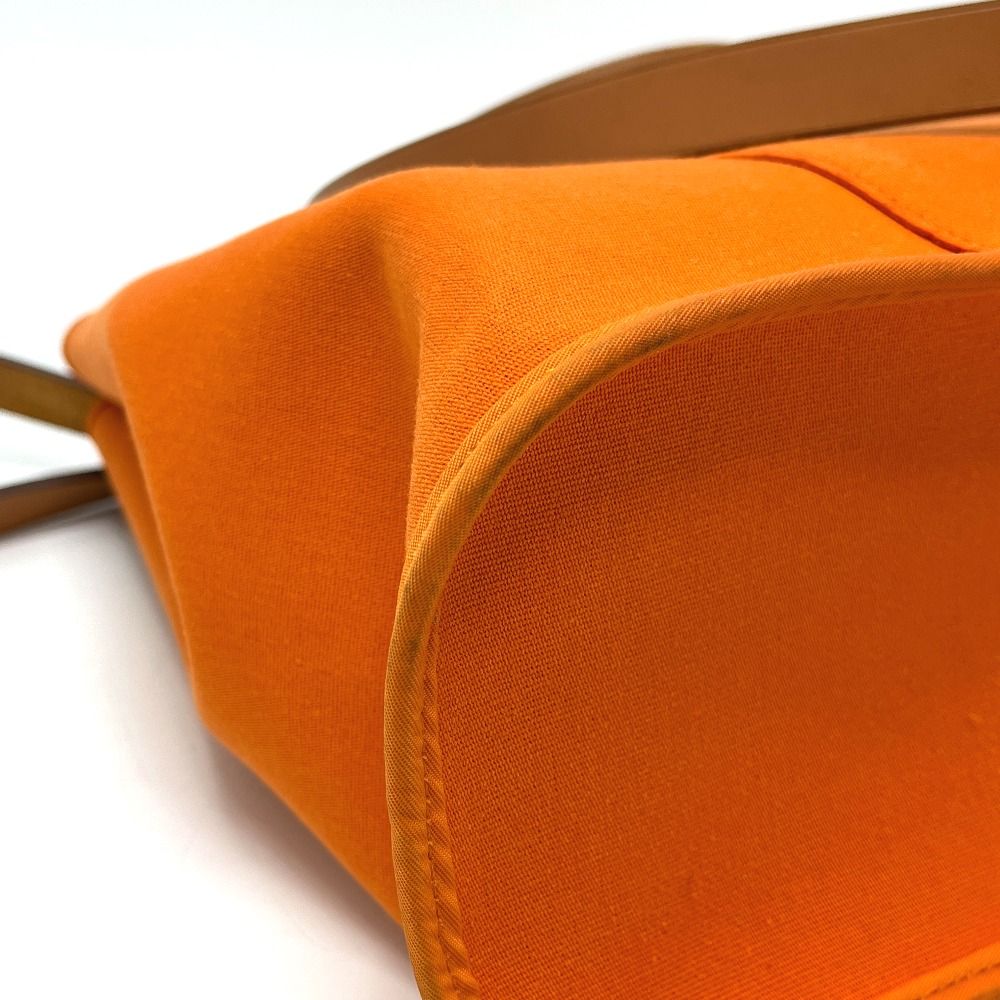 Hermes Tote Bag Kabak PM Toile H Orange — view 6