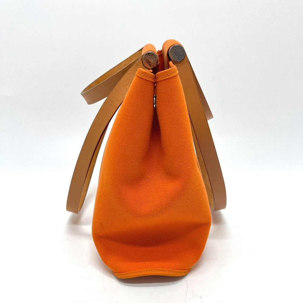 Hermes Tote Bag Kabak PM Toile H Orange — view 4