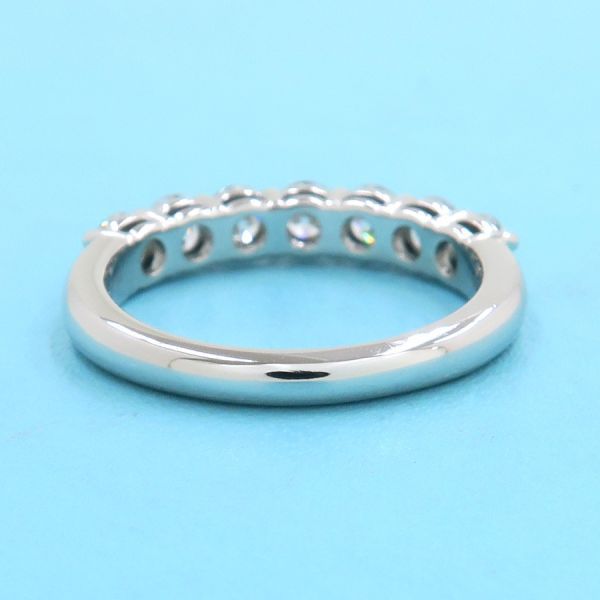 Tiffany & Co Forever Band Diamond Ring Near Half Circle — view 4