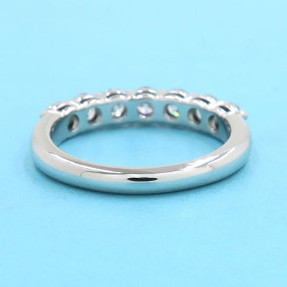 Tiffany & Co Forever Band Diamond Ring Near Half Circle — view 4
