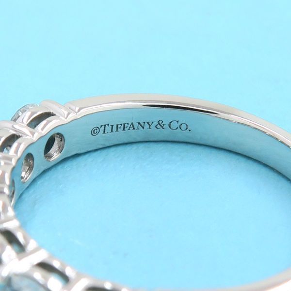 Tiffany & Co Forever Band Diamond Ring Near Half Circle — view 6