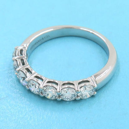 Tiffany & Co Forever Band Diamond Ring Near Half Circle — view 2
