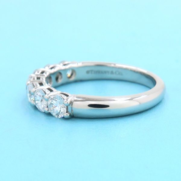 Tiffany & Co Forever Band Diamond Ring Near Half Circle — view 3