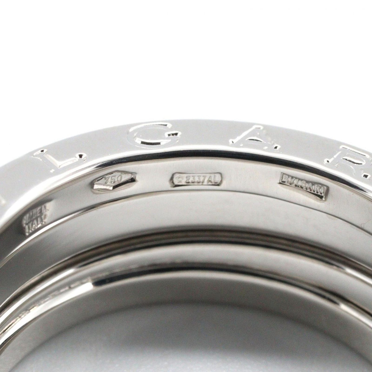 Bvlgari Ring B.Zero1 Band 18K White Gold — view 4