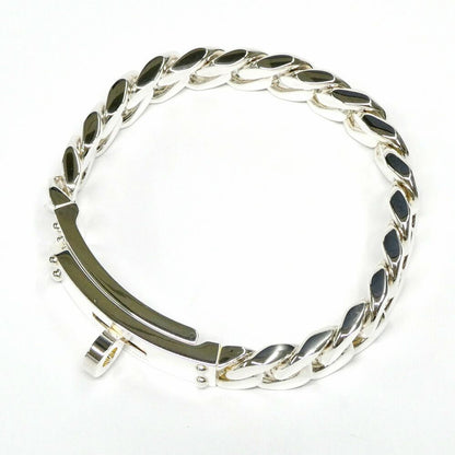 Hermes Bracelet Kelly Gourmette LG Silver — view 5