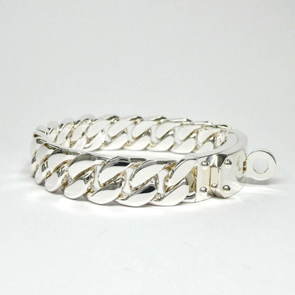 Hermes Bracelet Kelly Gourmette LG Silver — view 4
