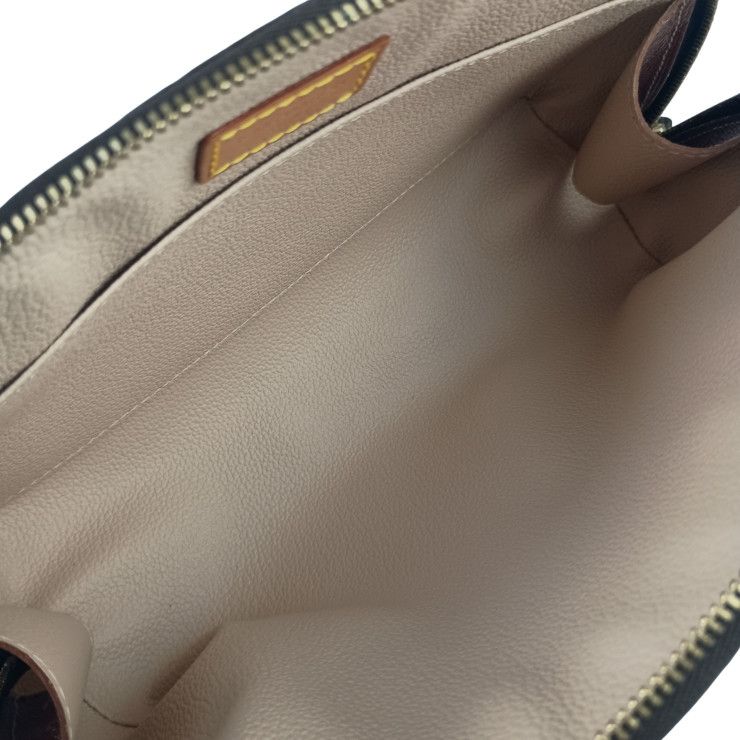 Louis Vuitton Pouch Demironde Brown Monogram Gold — view 8