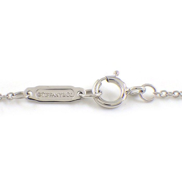 Tiffany & Co Necklace Atlas Earrings Round Circle Diamond 18K White Gold — view 4