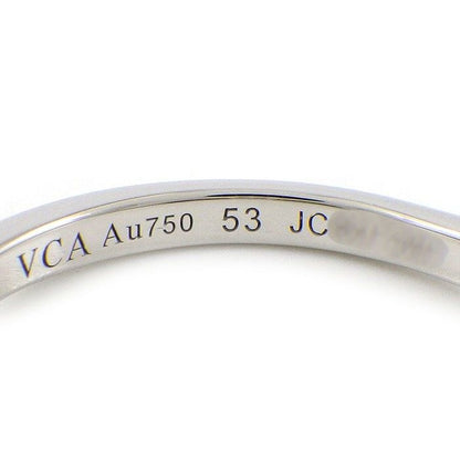 Van Cleef & Arpels Ring Sweet Alhambra Points Diamond Total 18K White Gold — view 3
