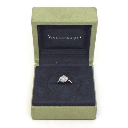 Van Cleef & Arpels Ring Sweet Alhambra Points Diamond Total 18K White Gold — view 7