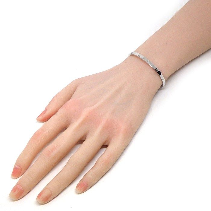 Cartier Bracelet Love SM 18K White Gold 15 — view 5