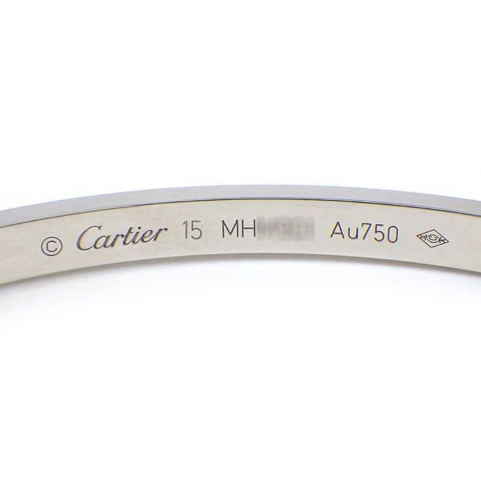 Cartier Bracelet Love SM 18K White Gold 15 — view 4