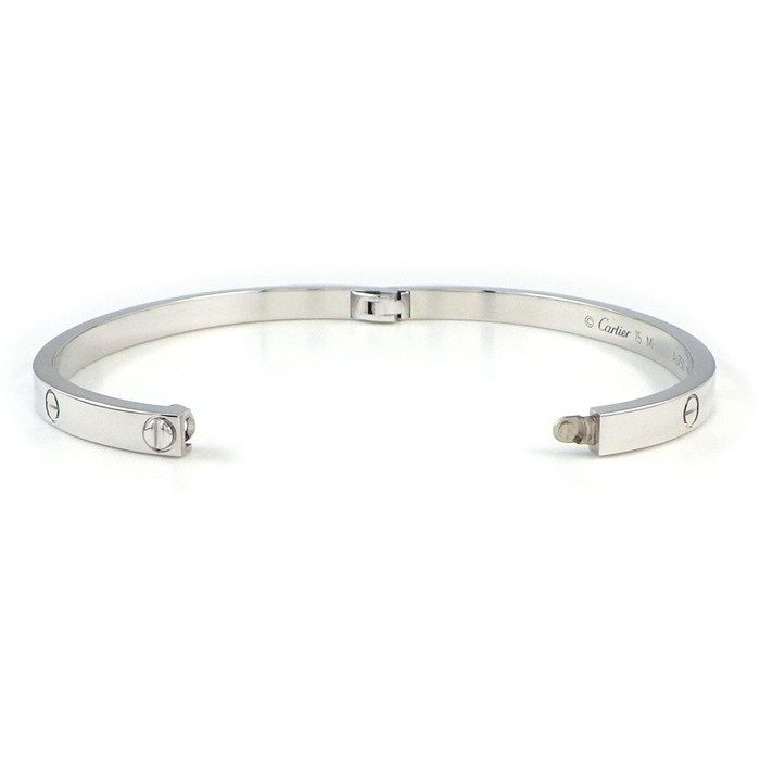 Cartier Bracelet Love SM 18K White Gold 15 — view 3