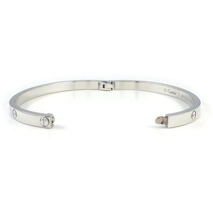 Cartier Bracelet Love SM 18K White Gold 15 — view 3