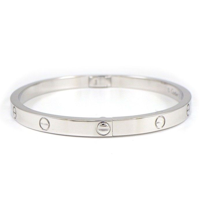 Cartier Bracelet Love SM 18K White Gold 15 — view 2