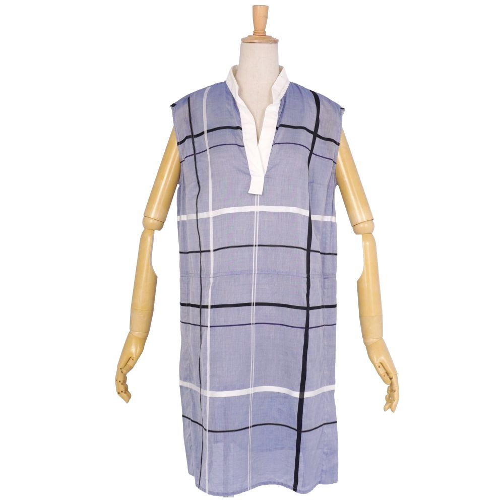 Hermes Dress Shirt Sleeveless Check — view 3
