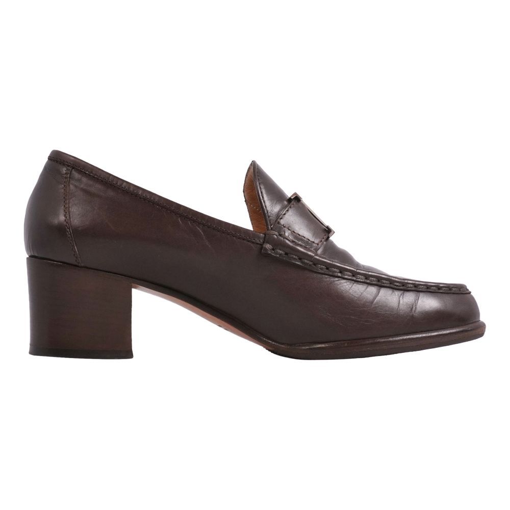 Hermes Loafers Moccasins Logo Constance Leather — view 6