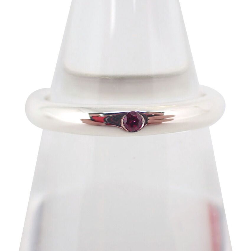Tiffany & Co 925 Ruby Stacking Band Ring