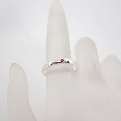 Tiffany & Co 925 Ruby Stacking Band Ring — view 3