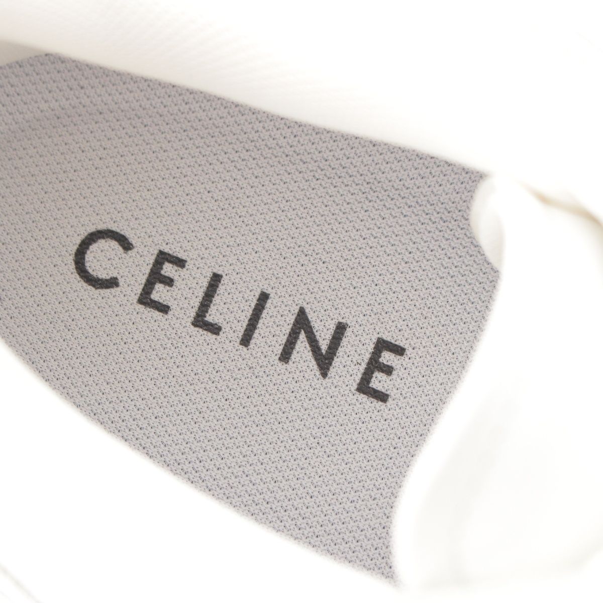 Celine Block Leather Sneakers Platform Shoes White — view 7
