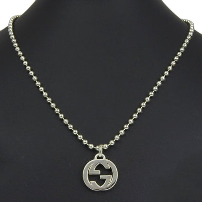 Gucci Interlocking G Ball Chain 925 Sterling Silver Necklace — view 2