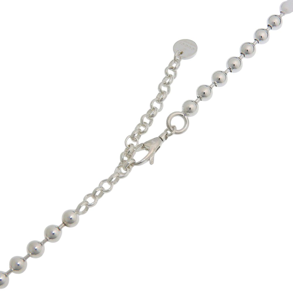 Gucci Interlocking G Ball Chain 925 Sterling Silver Necklace — view 5