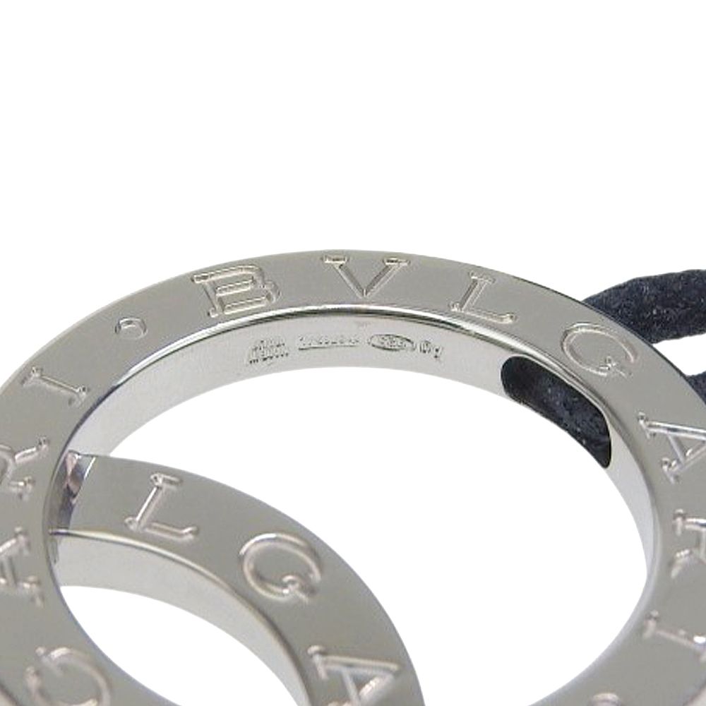 Bvlgari Bangle 925 Sterling Silver Leather Bracelet — view 5