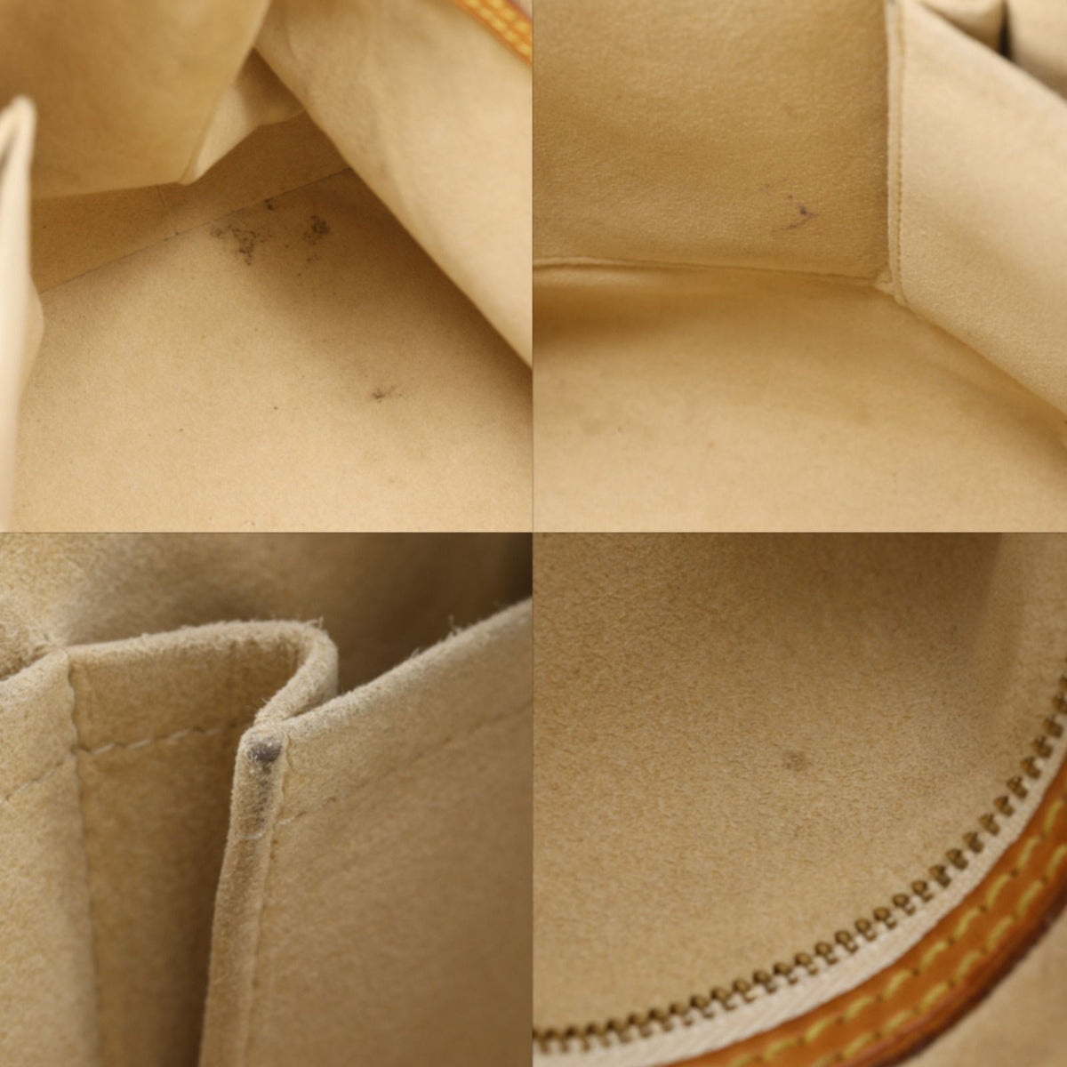 Louis Vuitton Hampstead PM Damier Azur Canvas White Tote Bag — view 7