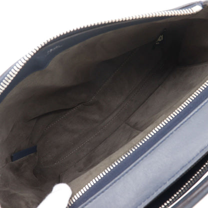 Fendi Com 2-Way Shoulder Calfskin Navy Blue Handbag — view 7