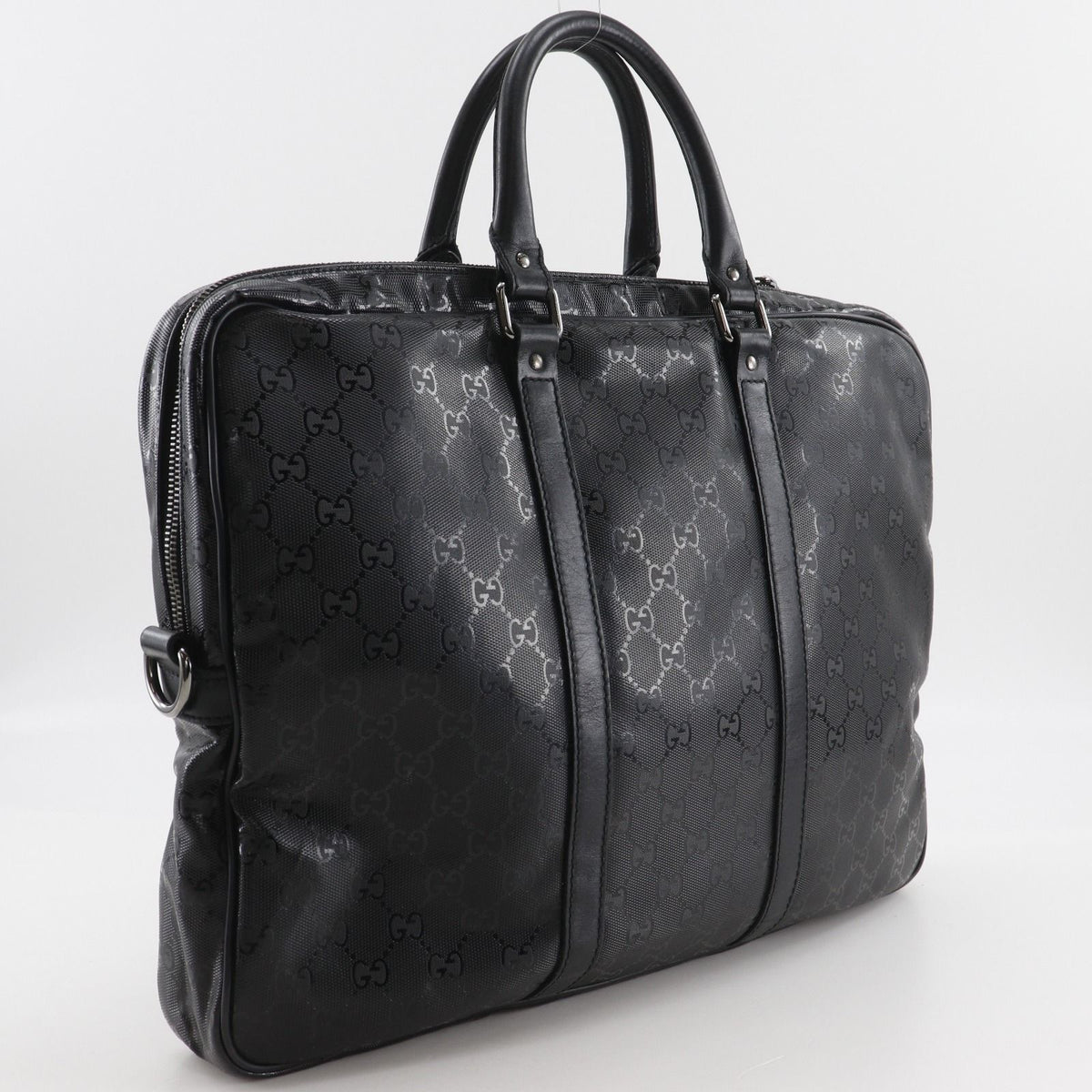 Gucci Briefcase GG Supreme Black Business — view 3