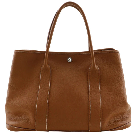 Hermes Garden Party 36 PM Negonda Gold Brown Tote Bag