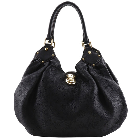 Louis Vuitton Mahina L Monogram Noir Black Tote Bag