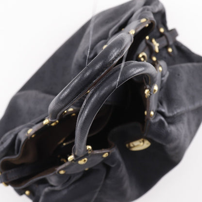 Louis Vuitton Mahina L Monogram Noir Black Tote Bag — view 5