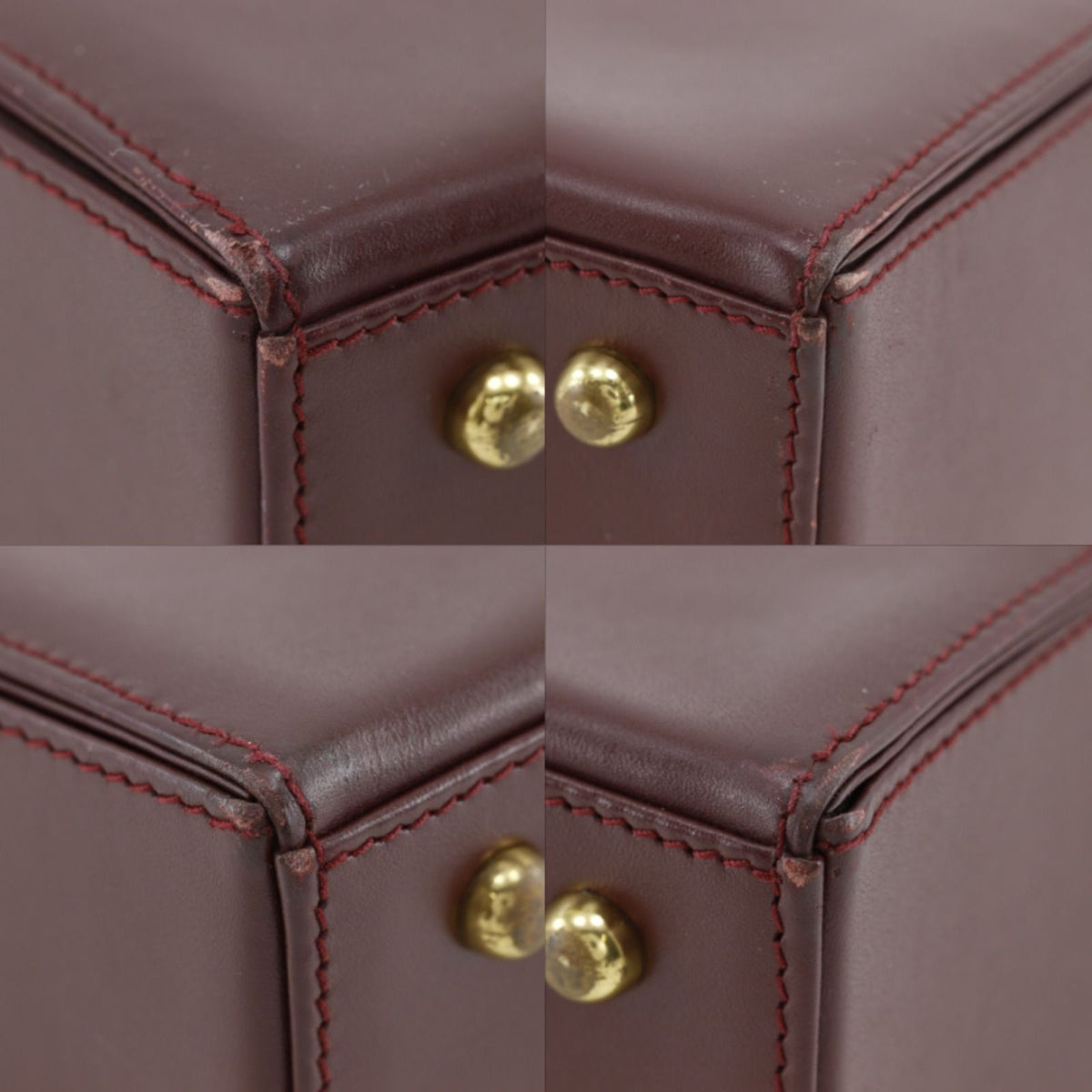 Cartier Must Line Calfskin Bordeaux Handbag — view 4