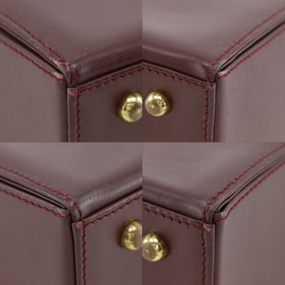 Cartier Must Line Calfskin Bordeaux Handbag — view 4