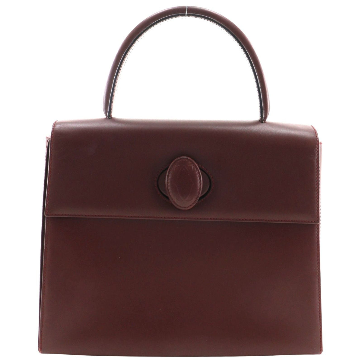 Cartier Must Line Calfskin Bordeaux Handbag