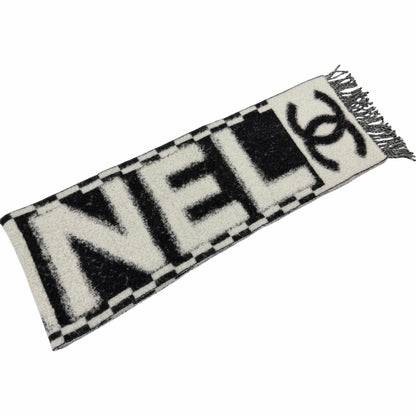 Chanel Cashmere Silk Blend CC Logo Scarf — view 5