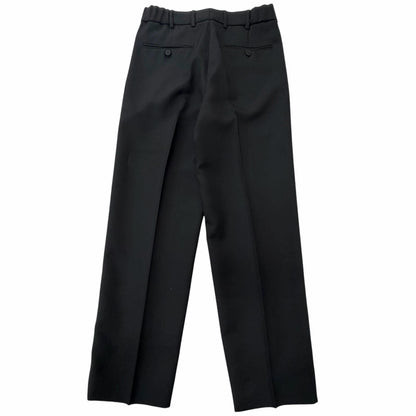 Gucci Logo Embroidery Side Line Trousers Pants Black 44 — view 2