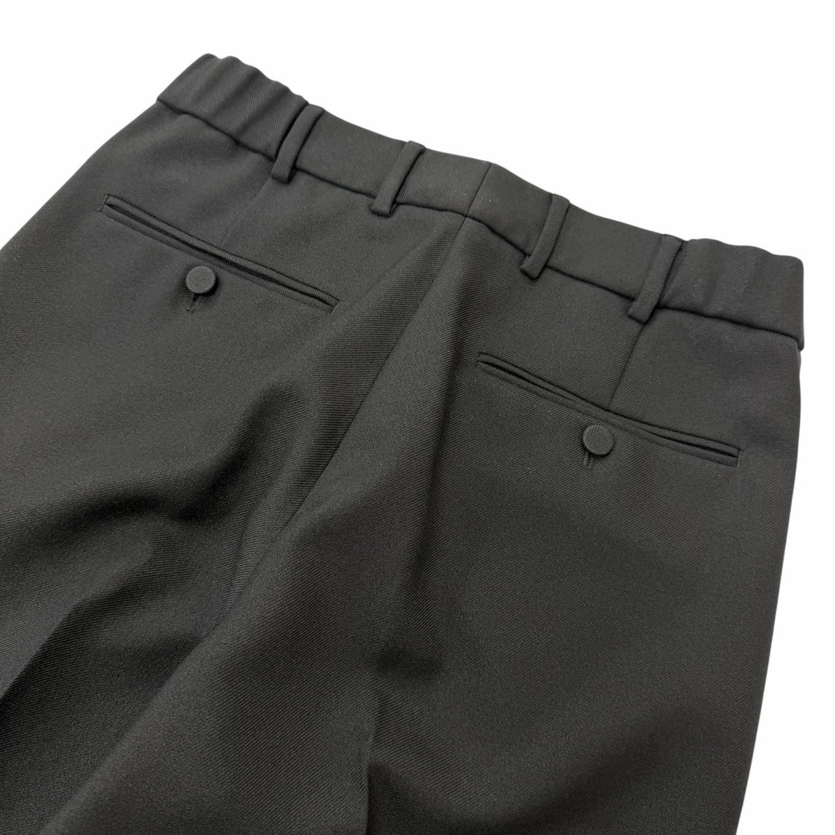 Gucci Logo Embroidery Side Line Trousers Pants Black 44 — view 4