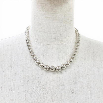 Tiffany & Co HardWear Graduated Ball Necklace 925 Silver — view 2