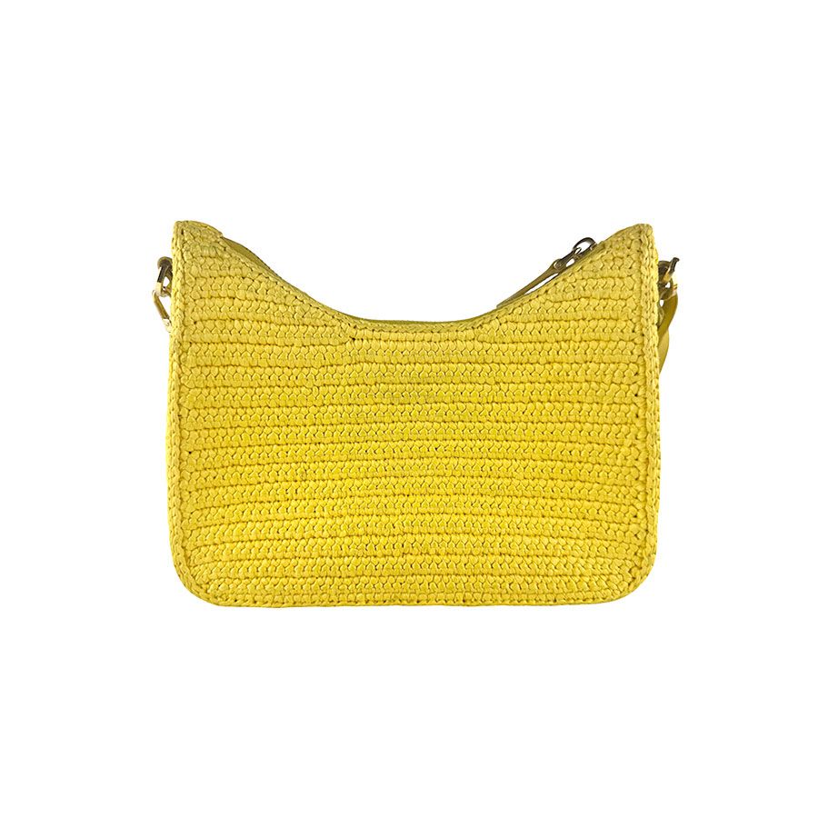 Prada Shoulder Bag Yellow — view 3