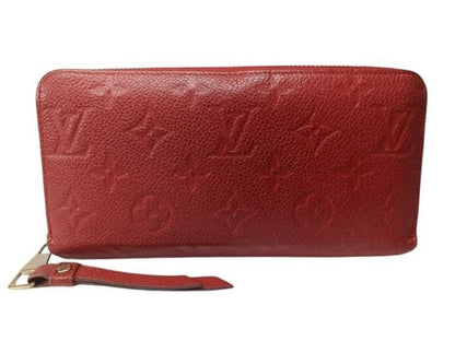 Louis Vuitton Wallet Zippy Cerise Monogram Empreinte Zip Around Gold