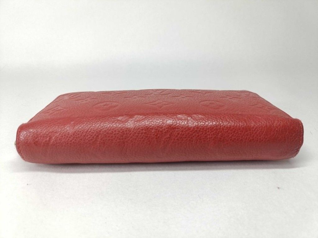 Louis Vuitton Wallet Zippy Cerise Monogram Empreinte Zip Around Gold — view 3