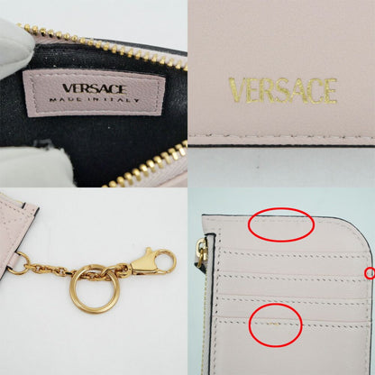 Versace Fragment Case Quilted Leather Pink Medusa Gold Card — view 6