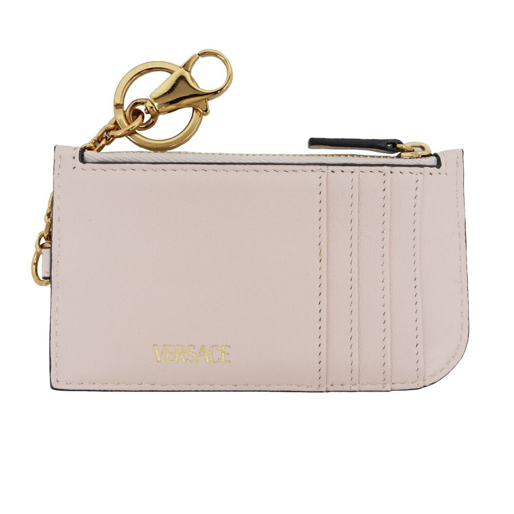 Versace Fragment Case Quilted Leather Pink Medusa Gold Card — view 2