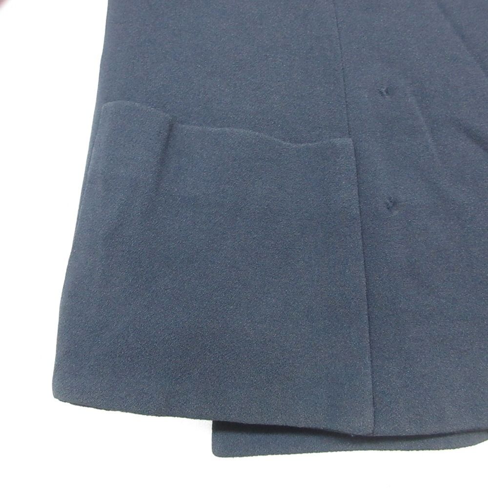 Chanel Tailored Jacket Silk Navy — view 6
