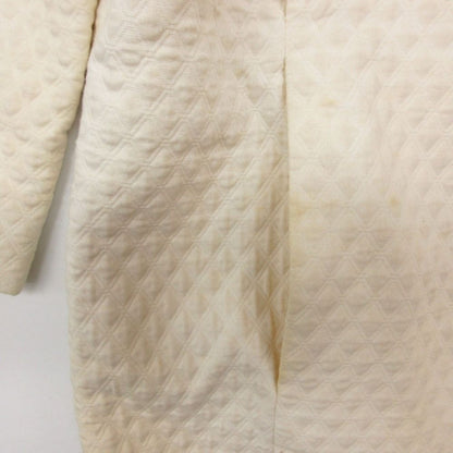 Chanel Coat Quilted Long Chesterfield Ivory — view 5